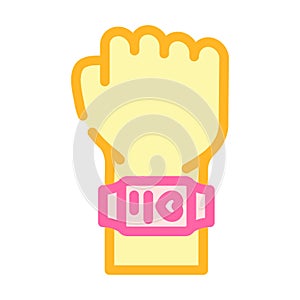 wearable tech enthusiast color icon vector illustration photo