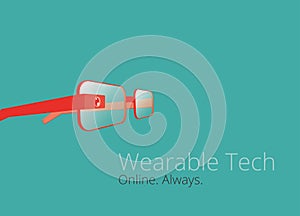 Wearable tech glasses design