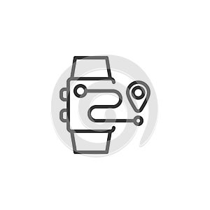 Wearable Technology line icon