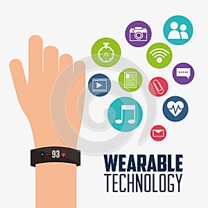 Wearable technology smartwatch device electronic