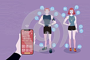 Wearable Technology and Sports Activity Mobile App