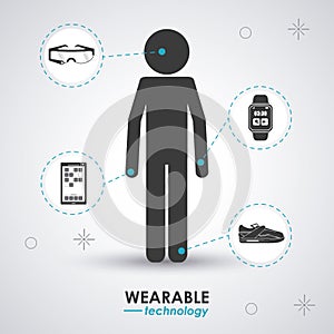 Wearable technology , Vector design