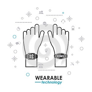 Wearable technology , Vector design