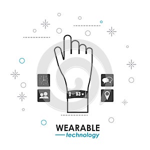 Wearable technology , Vector design