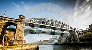Wearmouth Bridges, Sunderland. England photo