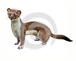 Weasel Mustela nivalis photo