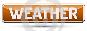 WEATHER - Abstract beautiful button with text.