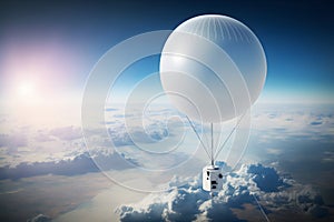 Weather Balloon. Neural network AI generated