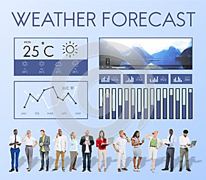 Weather Condition News Report Climate Forecasting Meteorology Te