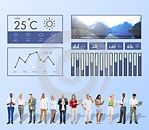 Weather Condition News Report Climate Forecasting Meteorology Te