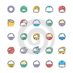 Weather Cool Vector Icons 1