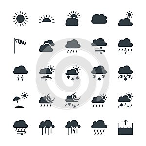 Weather Cool Vector Icons 1