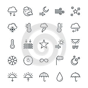 Weather Cool Vector Icons 2