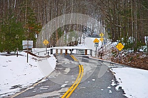 Weather Danger Road Closed