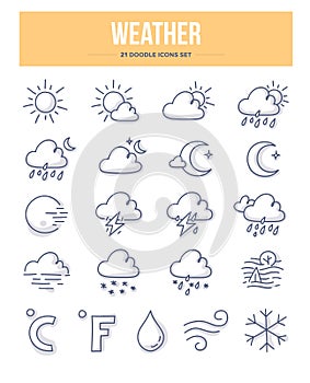 Weather Doodle Icons