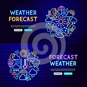 Weather Forecast Banners