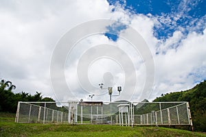 Weather forecast station in northern Thailand