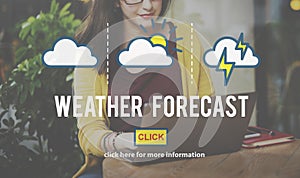 Weather Forecast Temperature Meteorology Concept