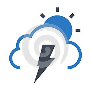 Weather glyphs double color icon