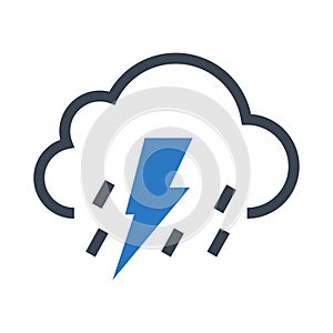 Weather glyphs double color icon