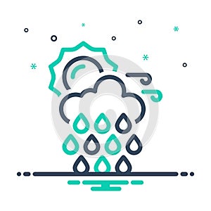 Mix icon for Weather, season and rainy photo