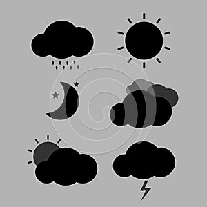 Weather icon set