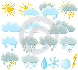 Weather icon set