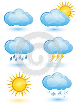 Weather icon set photo