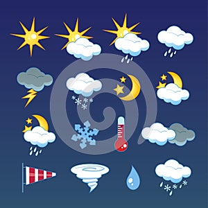 Weather icon set