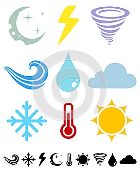 Weather icons