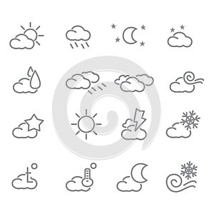 Weather icons set