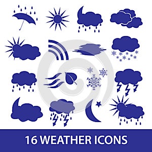 Weather icons set eps10