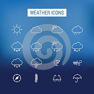 Weather icons