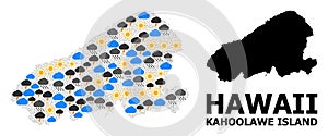 Weather Mosaic Map of Kahoolawe Island