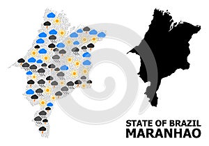 Weather Mosaic Map of Maranhao State