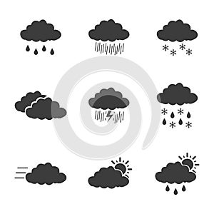 Weather set icons