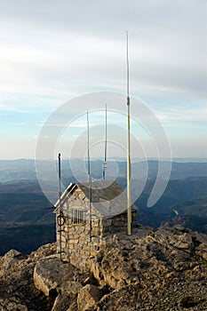 Weather station found high up on the mountain