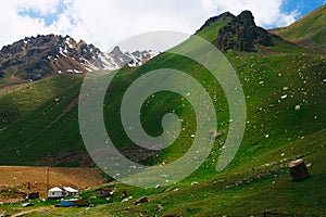 The weather station in the mountain