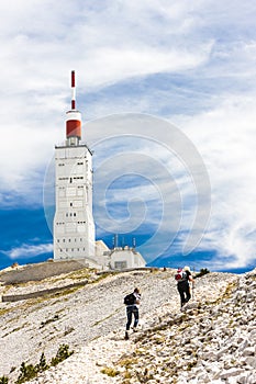 weather station on summit of Mont Ventoux, Provence, France