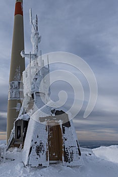 Weather station at the top of Saentis