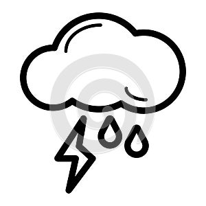 Weather storm button. isolated on white.