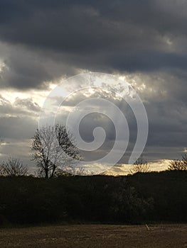 The weather turns but the afternoon sun resists rain clouds