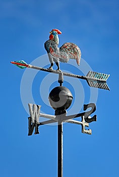 weather VANE to indicate the wind direction