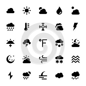 Weather Vector Icons 1