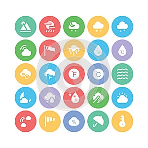 Weather Vector icons 2