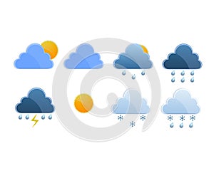 Weather widget illustration