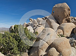 Weatherbeaten desert rocks