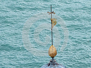 Weathercock in Venice, Italy