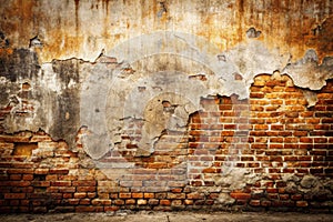 Grungy aged wall background