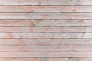 Weathered boards. Wooden Vintage wood fence, old shabby rustic planks. For background